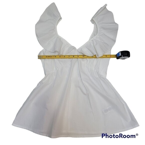 FRENCH CONNECTION Azana Ruffle Empire Top SIZE 6 - Picture 5 of 14